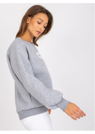 Sivá mikina Not perfect