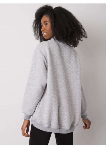 Sivá dámska mikina