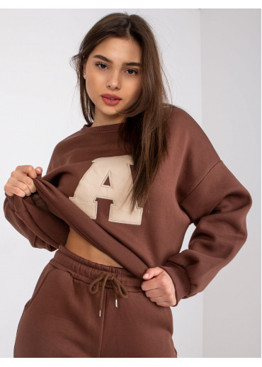 Hnedá tepláková súprava