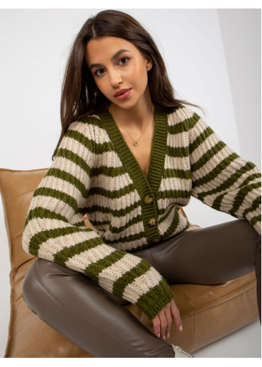 Khaki zelený sveter