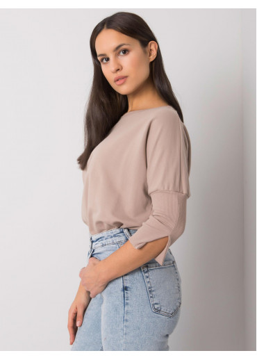 Béžovo hnedé dámske tričko