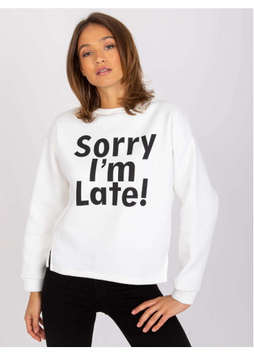 Smotanovo biela mikina