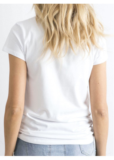 Biele bavlnené tričko