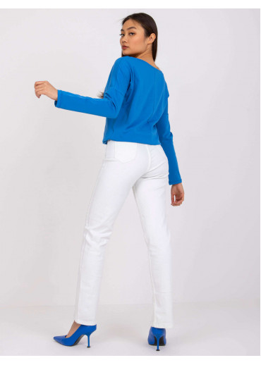 Svetlomodré tričko s dlhým rukávom