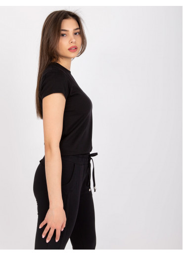 Čierne basic tričko