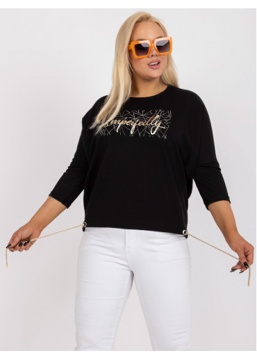 Čierne tričko s potlačou