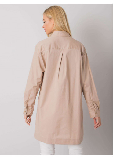 Béžovo hnedá košeľa