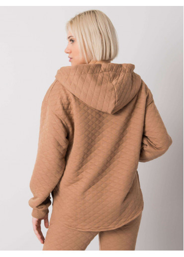 Hnedá mikina s kapucňou