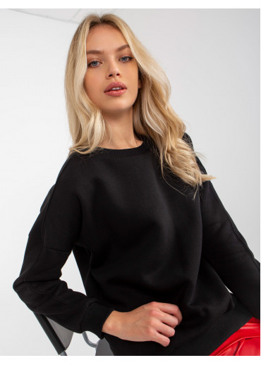 Čierna dámska mikina