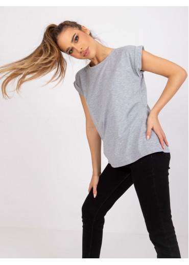 Sivé basic tričko