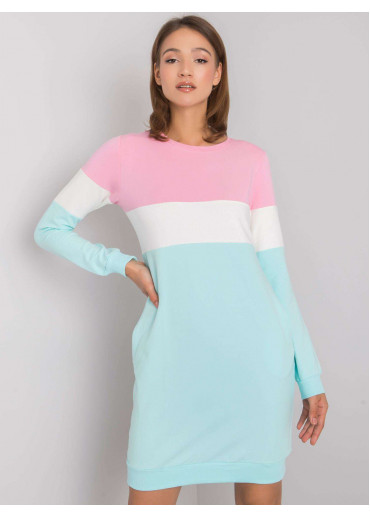 Ružové mikinové šaty