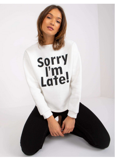 Smotanovo biela mikina