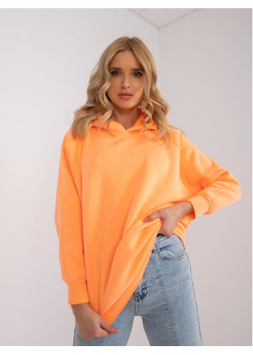 Oranžová mikinová tunika