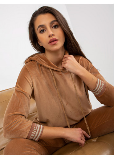 Hnedá tepláková súprava