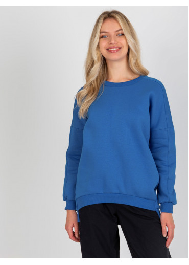 Modrá dámska mikina