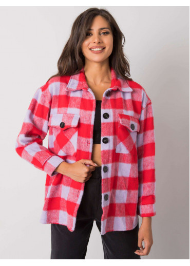 Červená károvaná košeľa