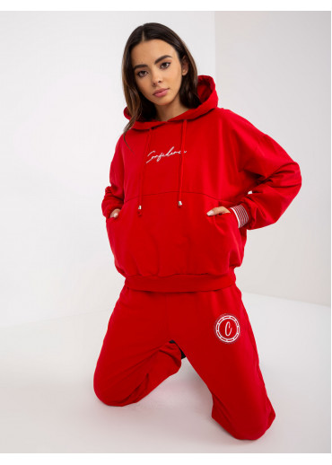 Červená tepláková súprava