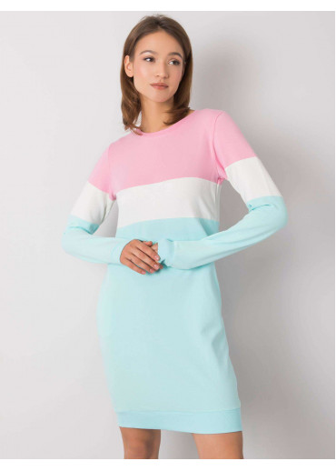 Ružové mikinové šaty