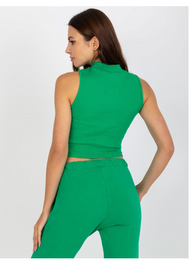 Zelený rolákový top