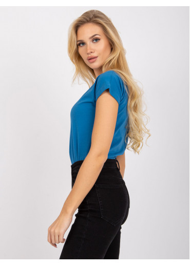 Modré basic tričko