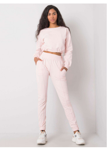 Púdrovo ružová tepláková súprava