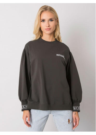 Khaki zelené bavlnené tričko