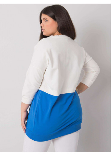 Svetlomodrá bavlnená tunika