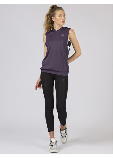 Fialové tričko s kapucňou