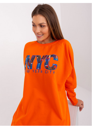 Oranžový teplákový komplet