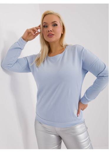 Svetlomodré tričko s dlhým rukávom