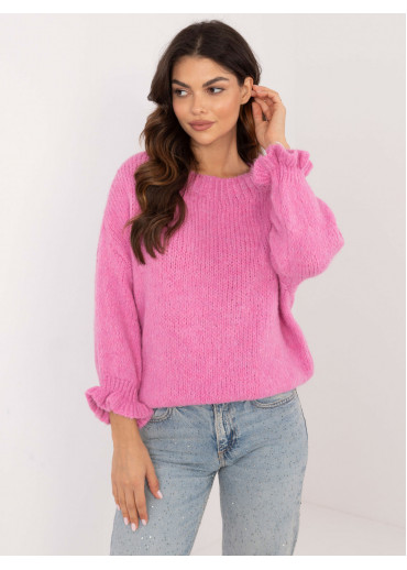 Ružový dámsky sveter