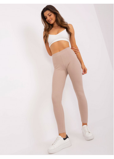 Béžovo hnedé legíny