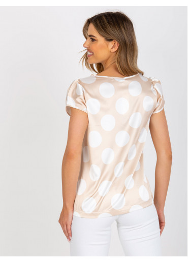 Béžovo hnedá blúzka