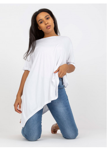Biela tričková tunika