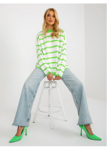 Svetlozelený pulóver