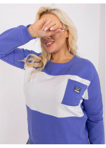 Fialové tričko s dlhým rukávom