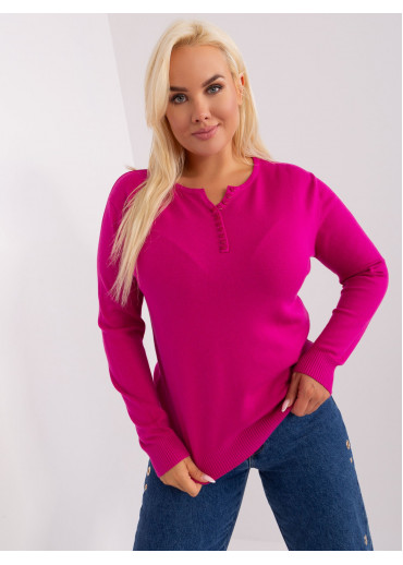 Fuchsiovo ružový pulóver