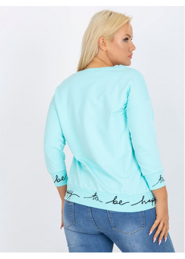 Svetlozelená mikina