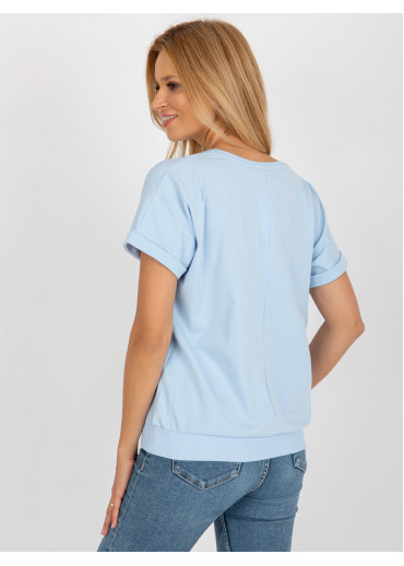 Svetlomodré tričko