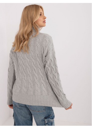 Sivý dámsky rolák