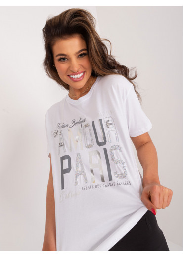 Biele tričko s potlačou