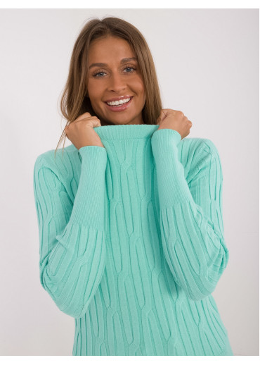 Svetlozelený dámsky sveter