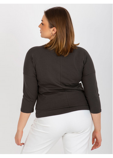 Tmavosivé tričko s potlačou