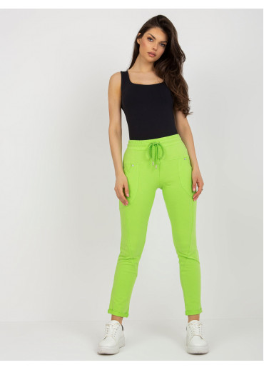 Limetkovo zelené tepláky