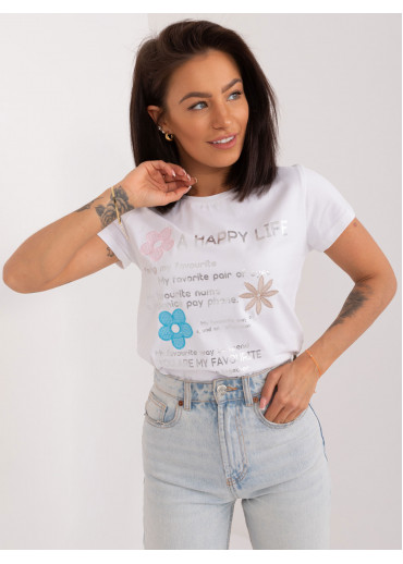 Biele dámske tričko