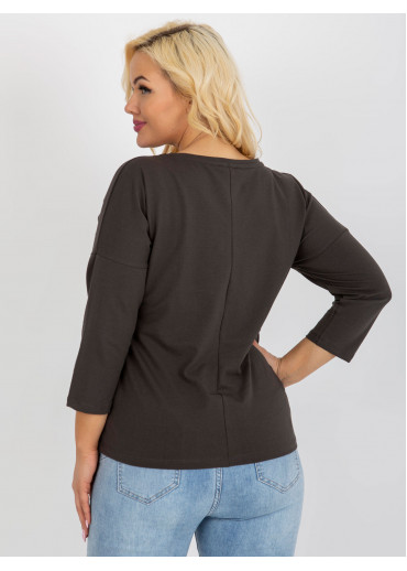 Tmavosivé tričko s potlačou