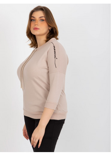 Béžovo hnedé tričko