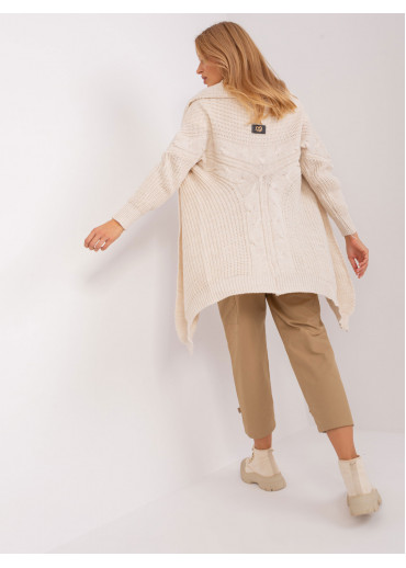 Béžovo hnedý kardigán