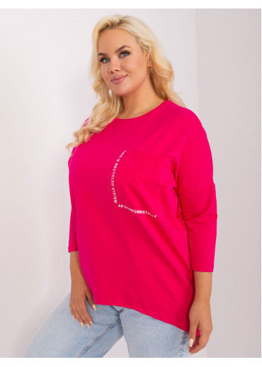 Fuchsiovo ružové tričko