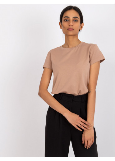 Hnedé basic tričko